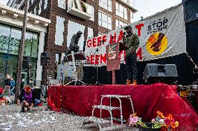 'Treat Migration As A Human Right' Demonstration Held In Nijmegen.