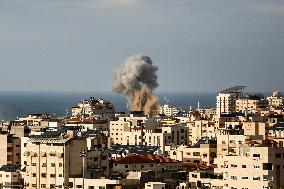 Israeli Air Striks In Gaza