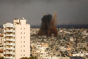 Israeli Air Striks In Gaza