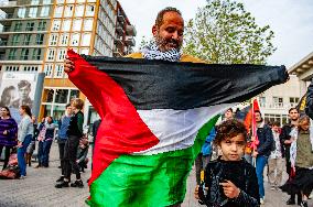 'Treat Migration As A Human Right' Demonstration Held In Nijmegen.