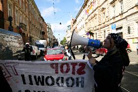 Extinction Rebellion Protest In Krakow