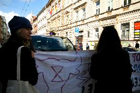 Extinction Rebellion Protest In Krakow