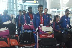 The delegations from the 19th Asian Games in Hangzhou returned home