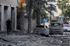 Israeli Airstrike Flattens UNRWA School In Gaza City