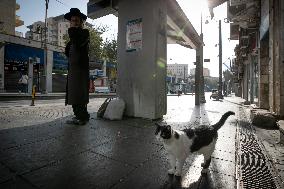 MIDEAST-JERUSALEM-ROCKET ATTACK-AFTERMATH