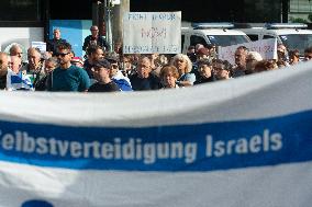 Protest For Solidariate With Israel In Cologne