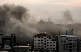 Aftermath Of Israeli Air Strikes In Gaza