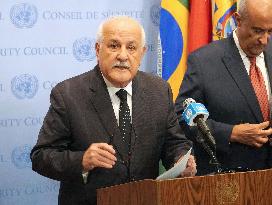 Palestinian envoy to U.N.