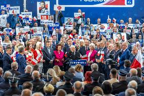PiS Campaign Rally In Jasionka - Poland