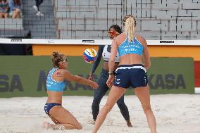 Poland Vs Dominican Republic Women’s Match - Beach Volleyball World Championship