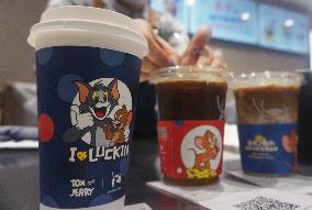 Luckin And Tom and Jerry Jointly Mascarpone Latte Coffee