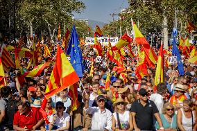 Anti-Amnesty Rally - Barcelona