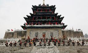 Qin and Han Battle Drum in Xianyang