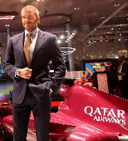 David Beckham At The Geneva Motor Show - Doha