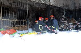 Fire Breaks Out At A Kakrail Building - Dhaka