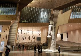 EGYPT-GIZA-GRAND EGYPTIAN MUSEUM-NIGHT VIEW