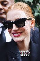 Jessica Chastain Celebrity Sightings In Milan