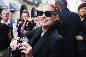 Jessica Chastain Celebrity Sightings In Milan