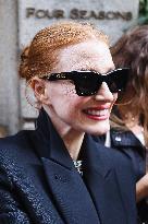 Jessica Chastain Celebrity Sightings In Milan