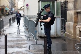 Increased security measures at Jewish temples - Paris