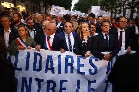 Rally In Support Of Israel In Paris