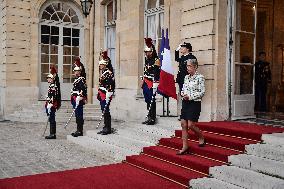Elisabeth Borne welcomes Prime Minister of South Korea - Paris