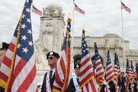 Columbus Assoc. Hold A Columbus Day Ceremony