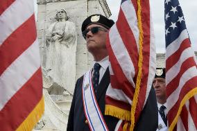 Columbus Assoc. Hold A Columbus Day Ceremony