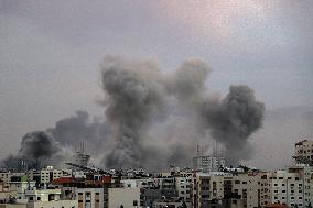 MIDEAST-GAZA CITY-PALESTINIAN-ISRAELI CONFLICT