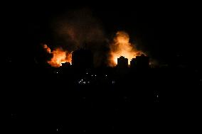 Aftermath Of Israeli Air Strikes In Gaza