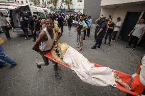 Aftermath Of Israeli Air Strikes In Gaza