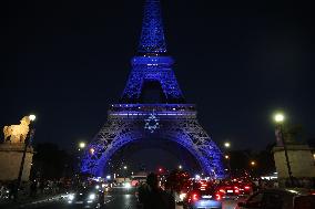 Demonstration In Paris In Support Of Israel