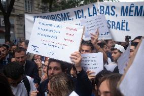 Rally In Solidarity With Israel - Paris