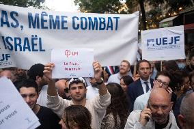 Rally In Solidarity With Israel - Paris