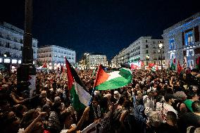 Pro-Palestinian Rally - Madrid