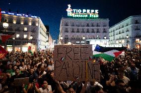 Pro-Palestinian Rally - Madrid