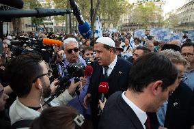 Rally In Solidarity With Israel - Paris