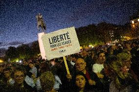 Rally In Solidarity With Israel - Paris