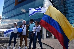 Rally in Solidarity With Israel in Colombia