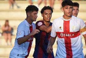 Ronaldinho Son Playing With The FC Barcelona Youth Team