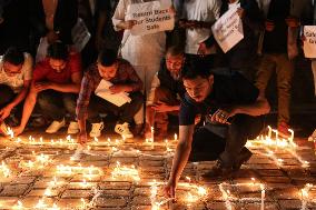 Candle Light Vigil For Israel- Palestine Conflict Victims