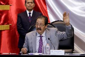 Octavio Romero, Director Of Mexican Oil, Appears Before Congressmen
