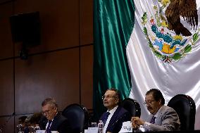 Octavio Romero, Director Of Mexican Oil, Appears Before Congressmen