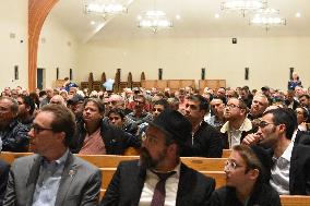 Fair Lawn Unites Israel Rally At Congregation Shomrei Torah Of Fair Lawn