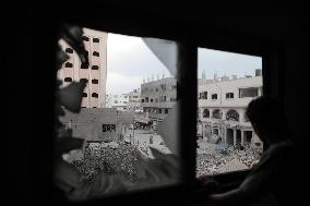 Aftermath Of Israeli Air Strikes In Gaza