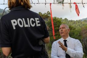 Migrants Controlled At Italian Border - Menton