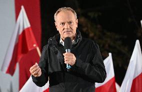 Donald Tusk Campaigns - Warsaw