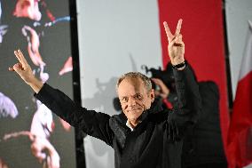 Donald Tusk Campaigns - Warsaw