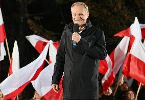 Donald Tusk Campaigns - Warsaw