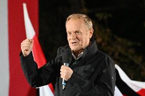 Donald Tusk Campaigns - Warsaw